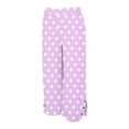 thumbnail image 4 of Women's Linen Pants Summer 2026 Casual Elastic Waist Split Straight Leg Pant Boho Printed Comfy Trousers with Pockets, 4 of 6