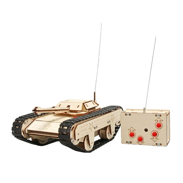 Kits de Modelos de tanques Hugo DIY Experimentos científicos de madera Rompecabezas de madera 3D