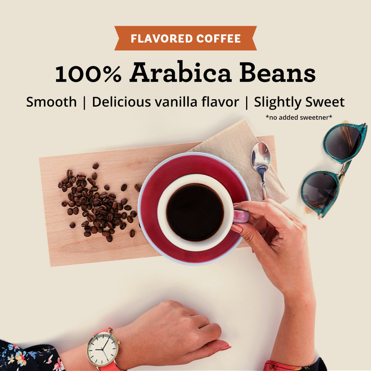 Seattle's Best Coffee Arabica Beans Very Vanilla, Medium Roast, Ground Coffee, 12 oz - image 5 of 5