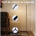 thumbnail image 4 of Lámpara De Noche Luz De Piso Rgbw Led Moderna App Remoto Control Decorativa Bluetooth para cuarto Inteligentes Música Interior Romántico, 4 of 4