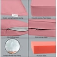 thumbnail image 6 of Vargottam Outdoor Deep Seat Patio Cushions Set 2pcs Seat Set All Weather Replacement Cushion Patio Seat And Back Cushion Set 25"x25"x5" Inches-Pink, 6 of 9