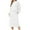 White, variant on qolati Women's 2 Piece Outfits Oversized Long Sleeve Sweatshirts High Waisted Drawstring Slit Midi Skirts Matching Lounge Sets Fall Tracksuit