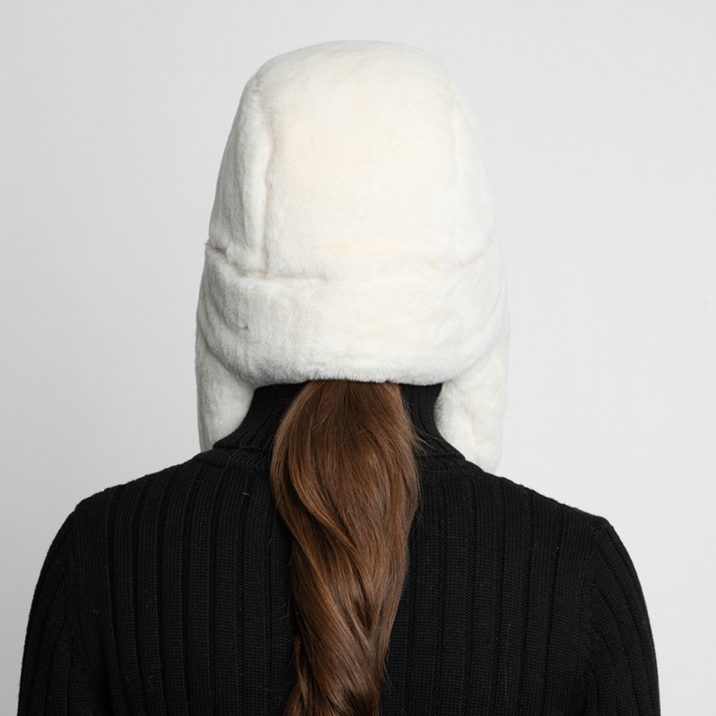 iHPH7 Russian Hat Trapper Hat Fuzzy Hat Furry Hat with Ear Flaps