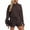 Chocolate Brown, variant on SPECIAL MAGIC Women’s 2-Piece Scuba Hoodie & Shorts Set Cozy Stretchy Athleisure Sweatshirt & Lounge Shorts