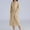 Beige, variant on Unisex Long Sleeve V-Neck Solid Color Robe with Belt Soft Cozy Bathrobe Sleepwear for Women Men Home Shower Use