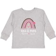 thumbnail image 3 of Inktastic Gigi and Papa Love Me Rainbow Girls Long Sleeve Toddler T-Shirt, 3 of 5