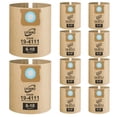 thumbnail image 1 of Paquete de 10 bolsas de vacío para aspiradora DEWALT de 23 a 38 L para aspiradoras húmedas y secas, 1 of 7