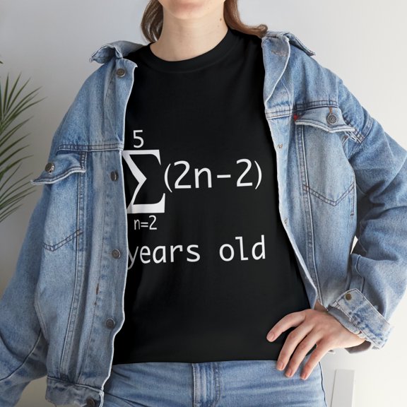 Funny Math Geek 20th Birthday, 20 Years Old Boys Girls T-Shirt