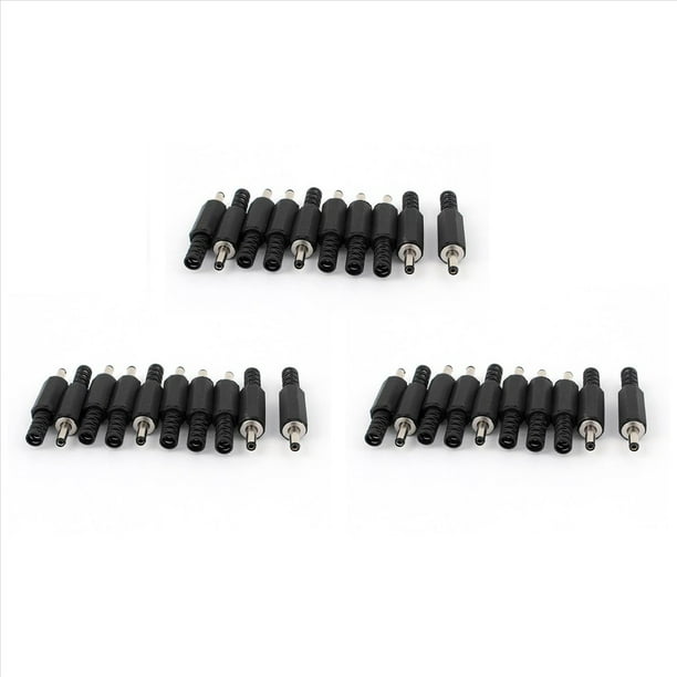 Nuevas Piezas de Repuesto 3.5mm X 1.35mm Conector Clavija Macho de Potencia de DC 30pzs