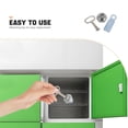 thumbnail image 3 of Hemoton Webbing Decoration Distribution Cabinet Lock Core 7.50X3.20X3.00CM Silver, 3 of 7