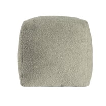 LR Home Boucle Pouf in Green 18" x 18" x 18"