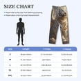 thumbnail image 4 of Vsdgher Golden White Tiger Print Mens Pajama Pants Sleep & Lounge Pants, PJ Bottoms With elastic waistb and Pockets, 4 of 5