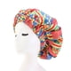 thumbnail image 1 of Gorro de dormir de tela con estampado africano forrado de raso para señoras Abanopi Capó, 1 of 6