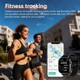 thumbnail image 3 of Smart Watch with 2 Bands: Step & Calorie Counter, Heart Rate & Oxygen Sensor, GPS Running, Swimming, Walking, Sports Tracker, Waterproof, Health Monitoring, Music & Call Alert Men Women iOS/Android, 3 of 9