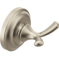 thumbnail image 1 of Moen Madison Collection Brushed Nickel Double Robe Hook or Towel Hook, BP6903BN, 1 of 2