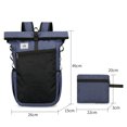 thumbnail image 2 of Mochila plegable ligera de 20 litros mochila de viaje para senderismo para hombres y mujeres color negro, 2 of 8