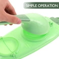 thumbnail image 3 of HAMPPLIES 1 Set Dough Pressing Tool for Baking Cookies Non-stick Surface Easy Cleaning Green Plastic Round Shape, 3 of 8