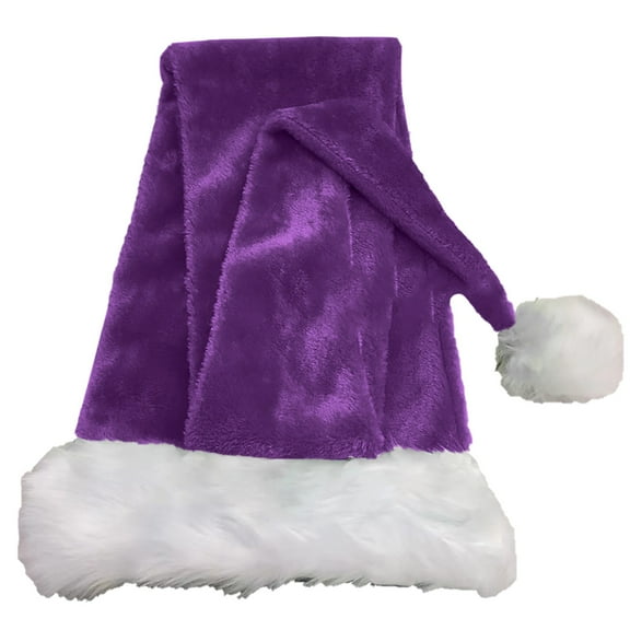 CPNG Long Santa Hats for Adult Unisex Soft Plush Xmas Hat Winter Christmas Santa Hat for Festive Holiday Party (5Ft)