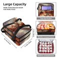 thumbnail image 3 of Cupid Double Layered Insulated Refrigerated Lunch Bag with Two Compartments, Large Capacity, Handheld - 7.1x11.4x16.1 Inches, 3 of 6