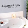 thumbnail image 2 of Bathroom Wall Art Decal Sticker, 2 of 5