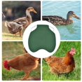 thumbnail image 3 of Delantal de pollo con una sola correa/chaleco de silla Protección de ala de pato de gallina Chaquetas de pollo estándar Delantales de gallina Accesorios para el cuidado de aves de corral 5 piezas-Verde ER, 3 of 5