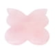 thumbnail image 2 of Tablero Guasha portátil de cuarzo rosa, herramienta de masaje para raspar Gua Sha, forma de mariposas, 2 of 14