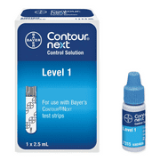 {RX} Contour Next 7315 Control Solution for Glucose Test Meter 2.5 ml. Level 1 (Pack of 3)