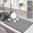 thumbnail image 1 of Biwat Drying Mat for Kitchen Countertops, Coffee Mat Hide Stain Rubber Backed Absorbent Dish Drying Mat, 1 of 4