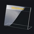 thumbnail image 1 of Business Card Holder Business Card Display Business Card Holder Desk Desk Business Card Holder Business Card Holder Premium Acrylic L Shape Scratch Proof Sturdy Durable Business, 1 of 1