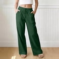 thumbnail image 6 of Dagugfen Athletic Pants for Women Loose Fitted Drawstring Elastic Waist Breathable Summer Casual Workout Full Length Pants, 6 of 8