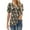 Black, variant on Summer Tops for Women Womens V Neck Tops Puff Short Sleeve T Shirt Pleated Floral Printed Tunic Blouse Shirts Womens Essentials Fashion Clothing