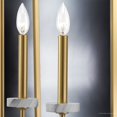 thumbnail image 4 of Urban Ambiance Luxury Luxe Hall & Foyer, Size: 30-1/2"H x 20"W, with Transitional Style Elements, Palladian Gold Finish and White Silk Shade, UHP2634, 4 of 7