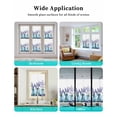 thumbnail image 6 of Window Privacy Film Lavender Floral Stained Glass Window Film Decorative Sun Block Window Cover Spring Watercolor Flower Leaf Plant Vase Window Clings Static Adhesive Sticker for Bathroom 23.6"x59", 6 of 6