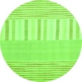 thumbnail image 1 of Ahgly Company Indoor Round Abstract Green Contemporary Area Rugs, 5' Round, 1 of 1