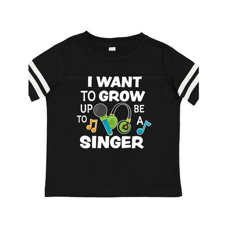 

Inktastic I Want To Grow Up To Be A Singer Gift Toddler Boy or Toddler Girl T-Shirt