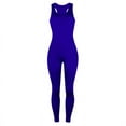 thumbnail image 4 of BKQCNKM Yoga Pants Joggers For Women Women Sport Yoga Bodysuit Long Slim Jumpsuit Tracksuit Pants Women'S Jumpsuit Jumpsuits For Women Blue M, 4 of 7