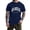 Navy, variant on Xdzjlr Men Shirts Summer Graphic Tees Letter Print Tops Vintage Short Sleeve Trendy Men's Shirts,Xxxxxl