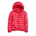 thumbnail image 2 of Niaviben Lightweight Puffer Jacket Women Puffer Jacket Womens with Hood Cropped Puffer Jacket Women Womens Coats Winter Puffy Jackets for Women with Hood Puffy Coat Womens Jackets Dressy Casual Red L, 2 of 3