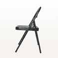 thumbnail image 2 of Mainstays All-Steel Metal Folding Chair, Black, 2 of 10