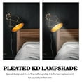 thumbnail image 5 of ifundom Modern Fabric Lamp Shade Black Barrel Style For Adults 1Pcs, 5 of 5