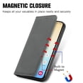 thumbnail image 5 of Dteck Shockproof Case for Samsung Galaxy S24, Magnetic PU Leather Flip Back Cover Foldable Cover Card Holder Slot Stand for Galaxy S24 5G,Gray, 5 of 5