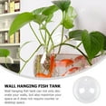 thumbnail image 3 of HAMPPLIES Transparent Acrylic Wall Mounted Fish Bowl Suitable for Plants and Fish Display, 3 of 8
