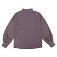 thumbnail image 4 of RQYYD Women's 2 Piece Outfits Long Sleeve Pullover Sweatshirt Jogger Pants Sweatsuit Lantern Sleeve Crewneck Tops Lounge Sets for Women Matching Sets, 4 of 5