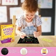 thumbnail image 2 of pigipigi Rainbow Scratch Paper Art: 117 Pcs Magic Scratch Off Craft Kit for Kids Color Drawing Note Pad Supply for Children Girls Boys DIY Party Favor Game Activity Birthday Christmas Toy Gift Set, 2 of 7