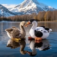 thumbnail image 5 of Cute Simulation Swan Plush Stuffed Animals Toy Fluffy Sofa Chair Decor Body Pillow Birthday Gifts, 5 of 5