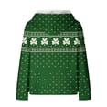 thumbnail image 4 of Women's St Patricks Day Sweatshirt Long Sleeve Crewneck Irish Shamrock Print Hoodie Plus Size Saint Patricks Shirt Multicolor S, 4 of 4
