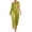 Green 2 piece sets for women, variant on Womens Satin 2 Piece Outfits Off One Shoulder Pullover Top and Wide Leg Pants Silky Dressy Casual Matching Sets Green,XXL