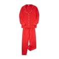 thumbnail image 4 of Christmas Matching Pajamas for Family Red Satin Family Pjs Matching Sets Xmas PJs Loungewear, 4 of 6