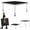 4‘x4’/1 Stage, variant on 4'x4' Portable Stage Platform, 24"-41.7" Adjustable Height Stage Riser, Heavy Duty Aluminum Modular Performance Deck with Anti-Slip Surface, 1900lbs Capacity Foldable Stage for DJ, Wedding, Events