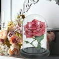 thumbnail image 5 of Uxcell 5.9"x3.3" Clear Cloche Glass Dome Glass Bell Jar Display Case Tabletop Centerpiece with Base, 5 of 6